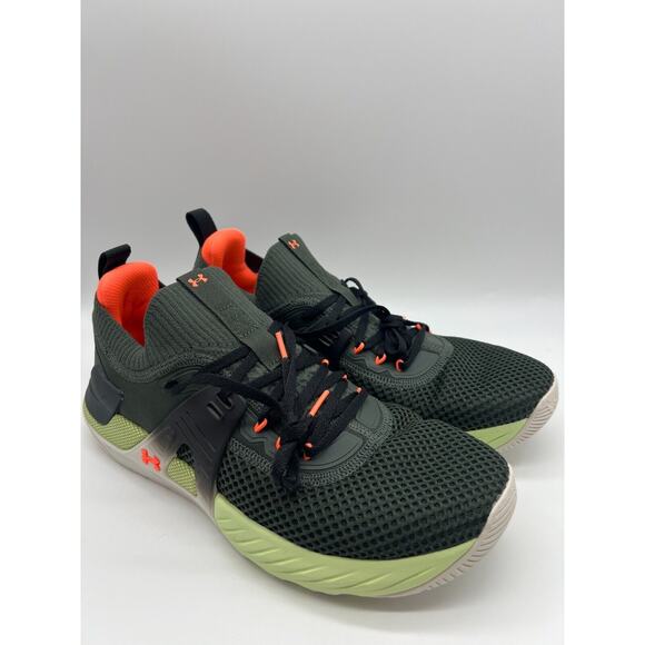 Under Armour Project Rock 4 Mana Training 3025940-304 Green Men Size 12. - Picture 6 of 12